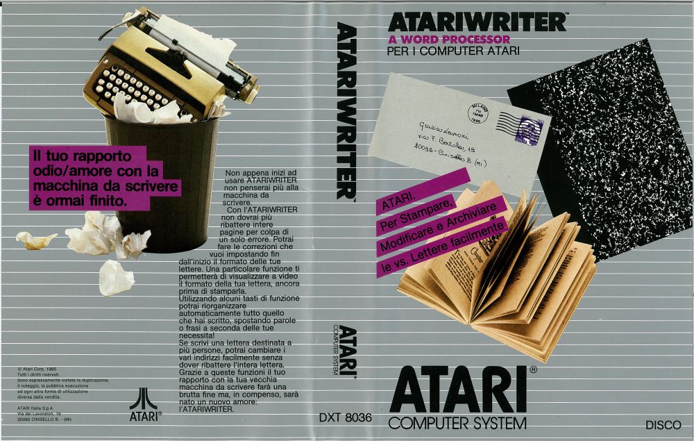 Atariwriter - Atarinside