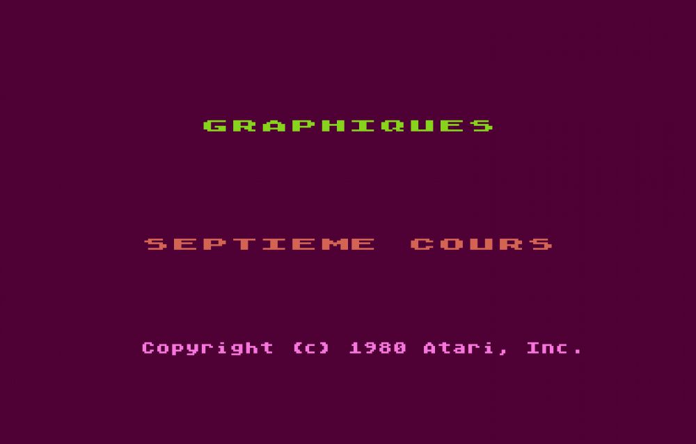Initiation à la programmation en BASIC (cours n°3) - Atarinside